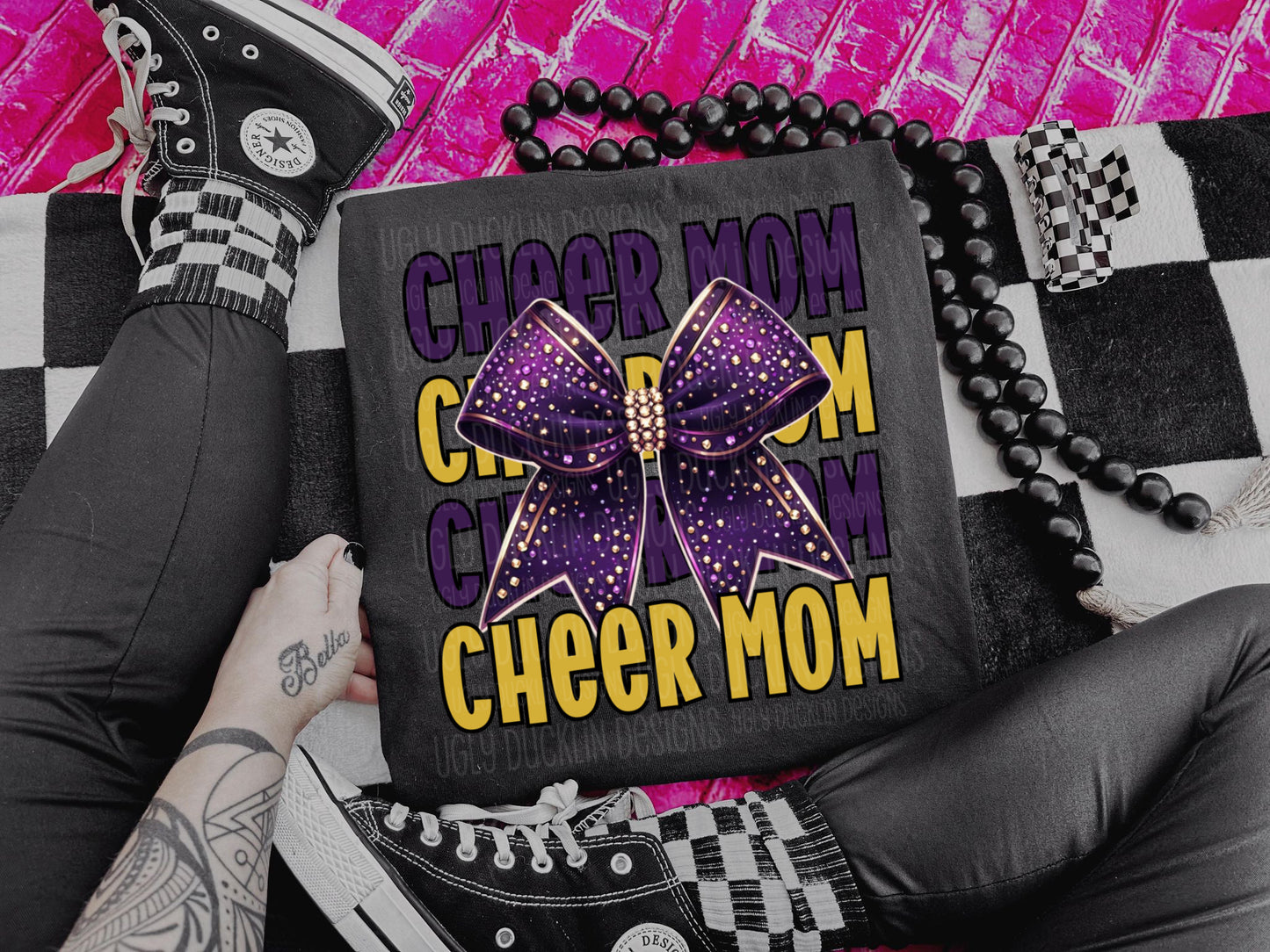 Cheer Mom Purple