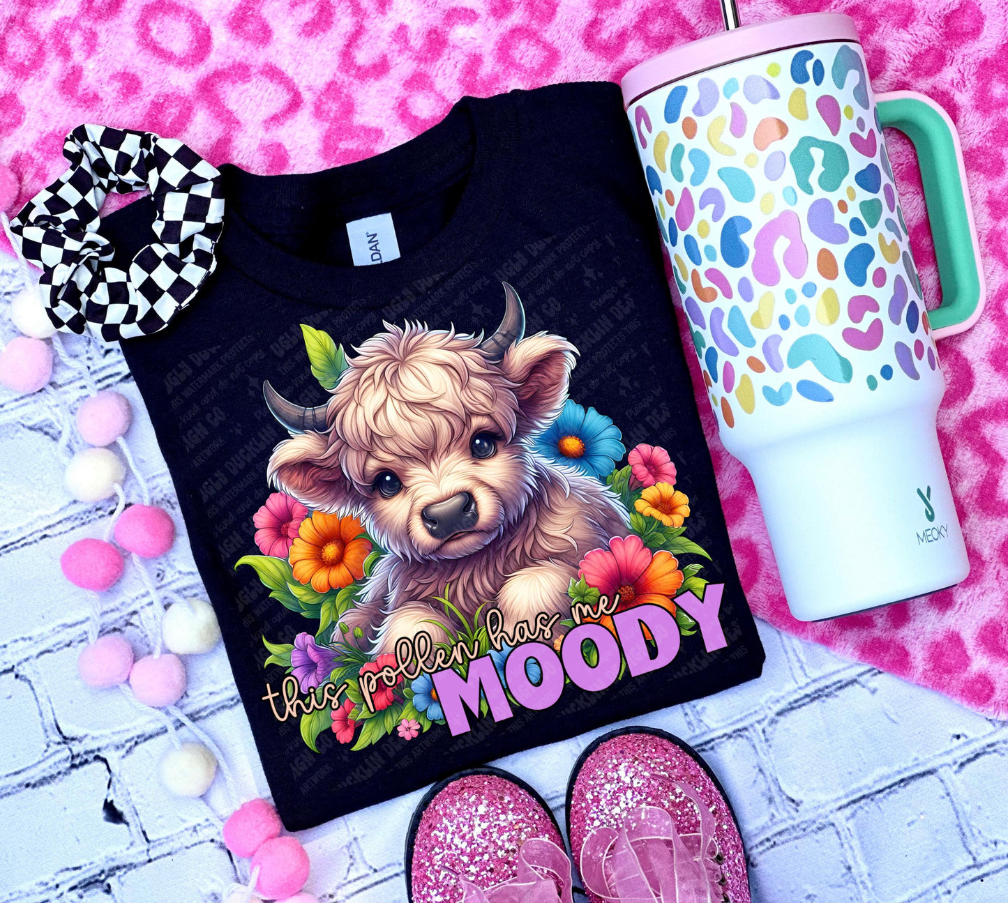 Allergies PNG Spring digital download Moody design