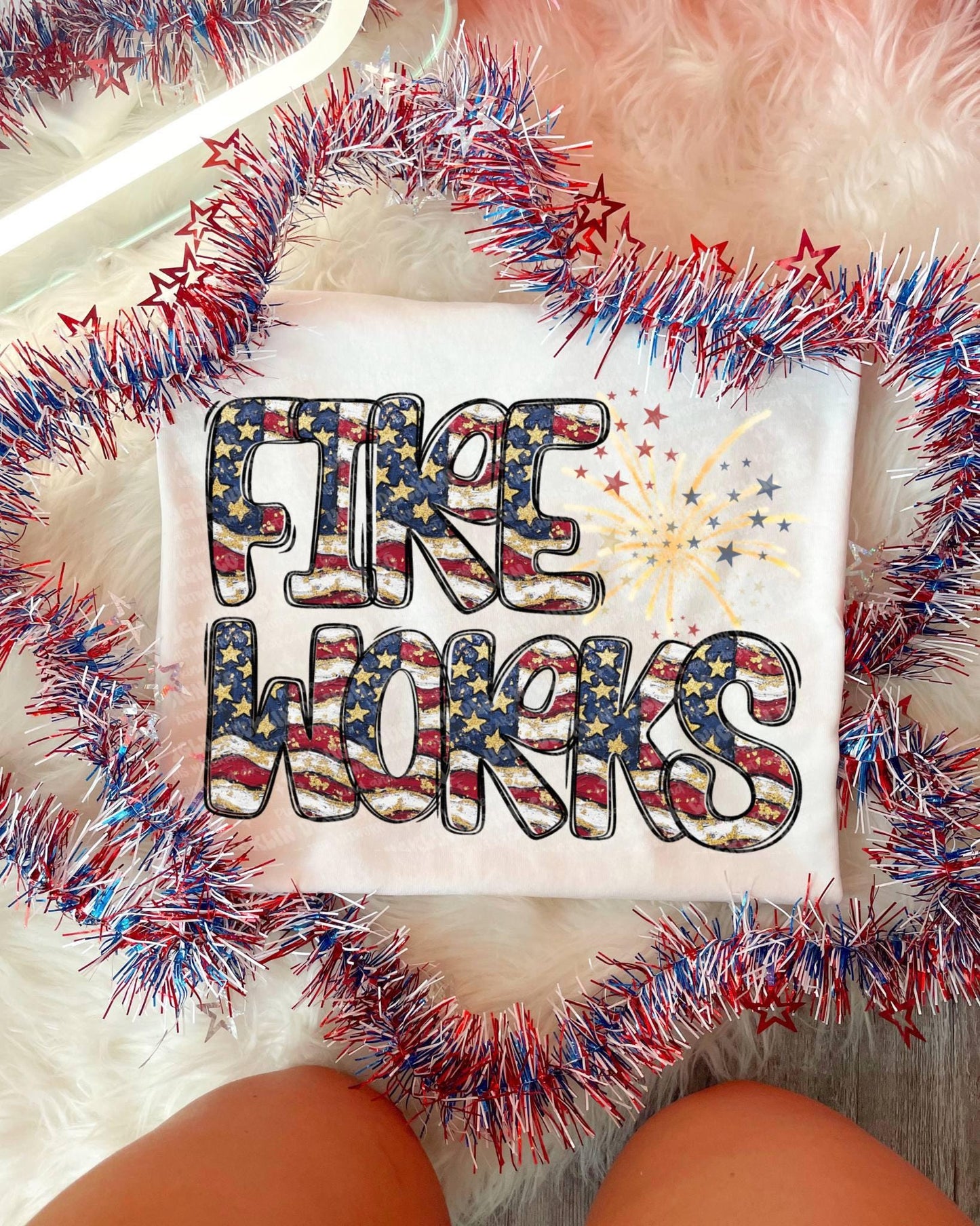 4th of July PNG Firework Digital Download Fourth of July Sublimation
