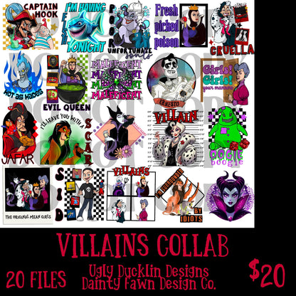 Villains Collab- Dainty Fawn Designs