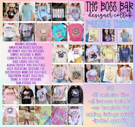 Boss Bar Collab-Pastels