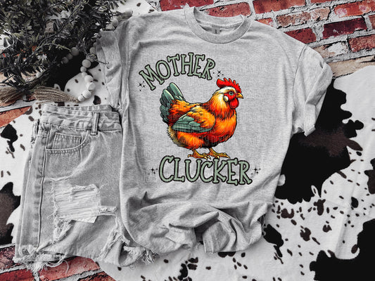 Mother Clucker PNG Chicken Digital Download Boho Sublimation