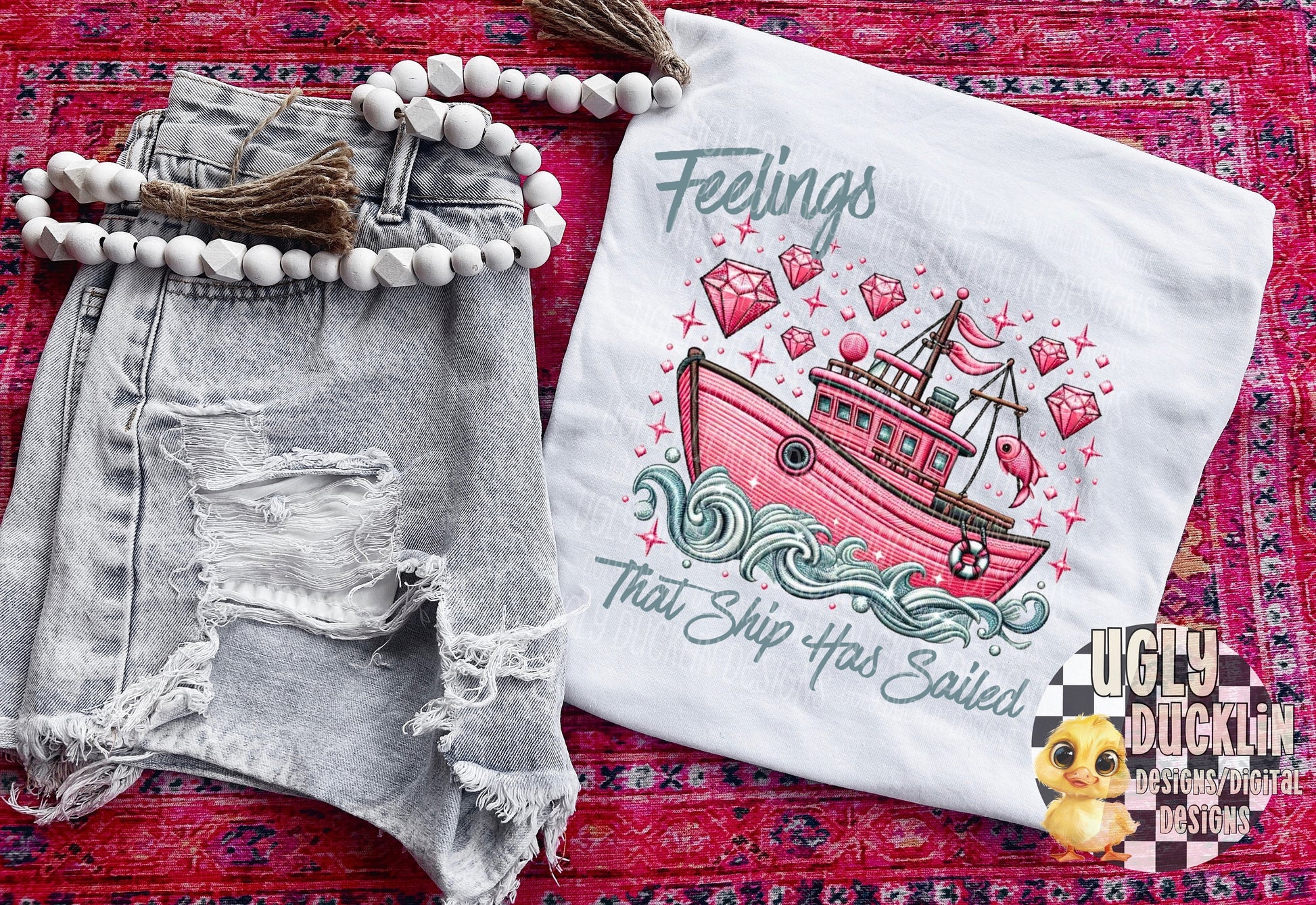 Feelings that Ship Has Sailed PNG Snarky Digital Design Summer Sublimation Design