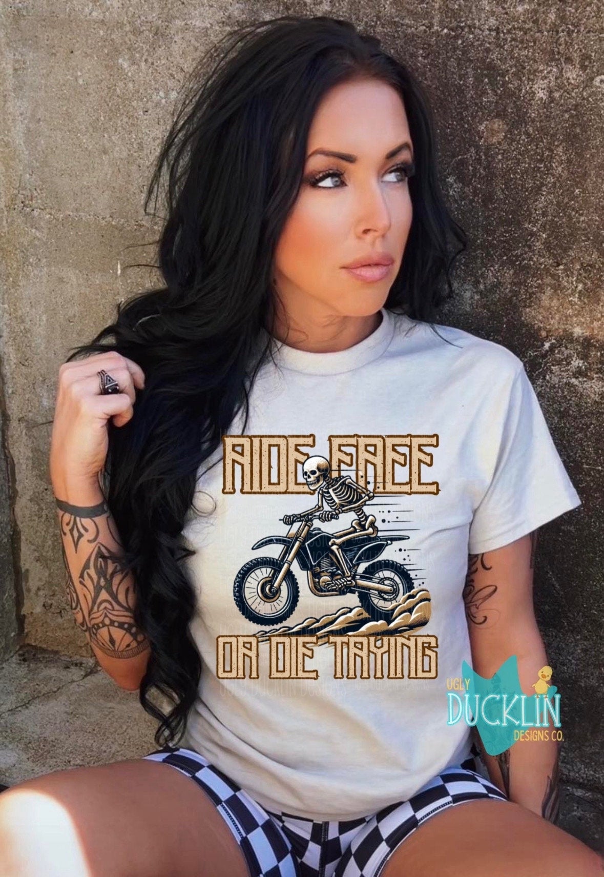 Ride Free or Die Trying PNG Dirt Bike Digital Download Riding PNG