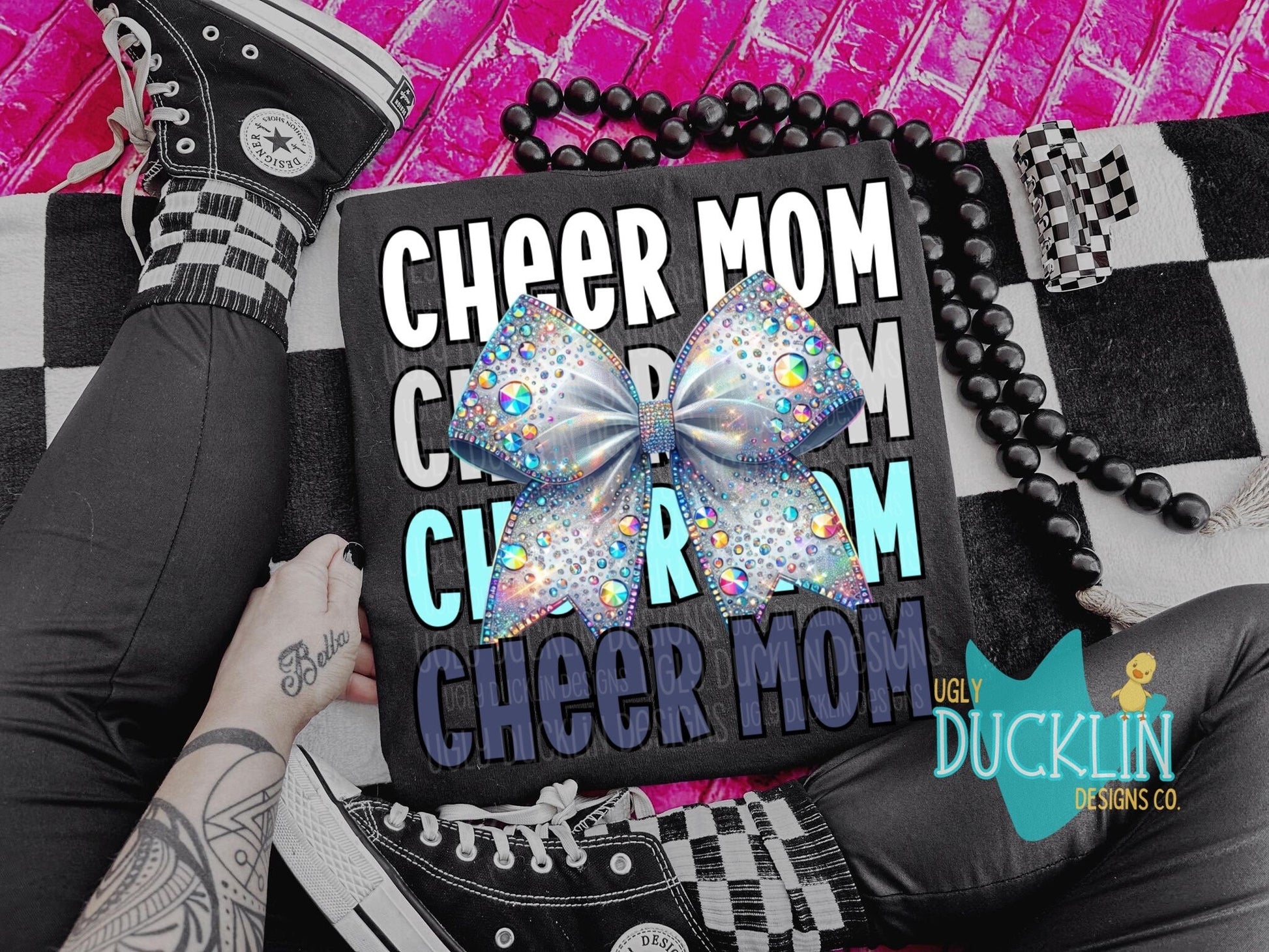 Cheer Mom PNG Cheer Digital Download Cheerleader Sublimation