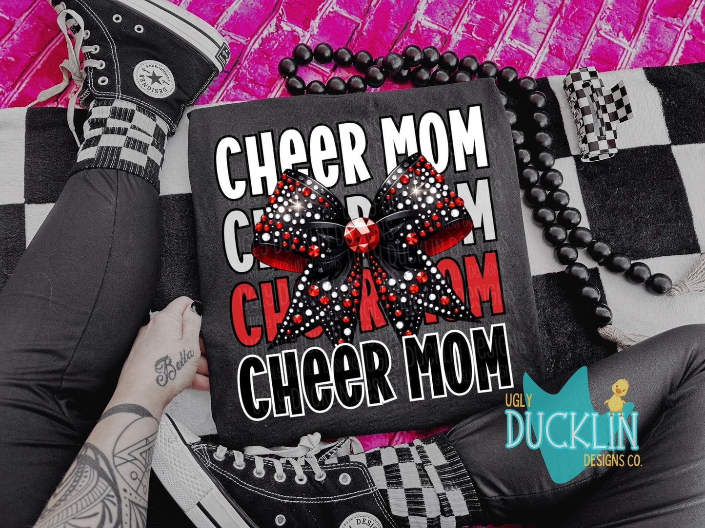 Cheer Mom PNG Cheer Digital Download Cheerleader Sublimation