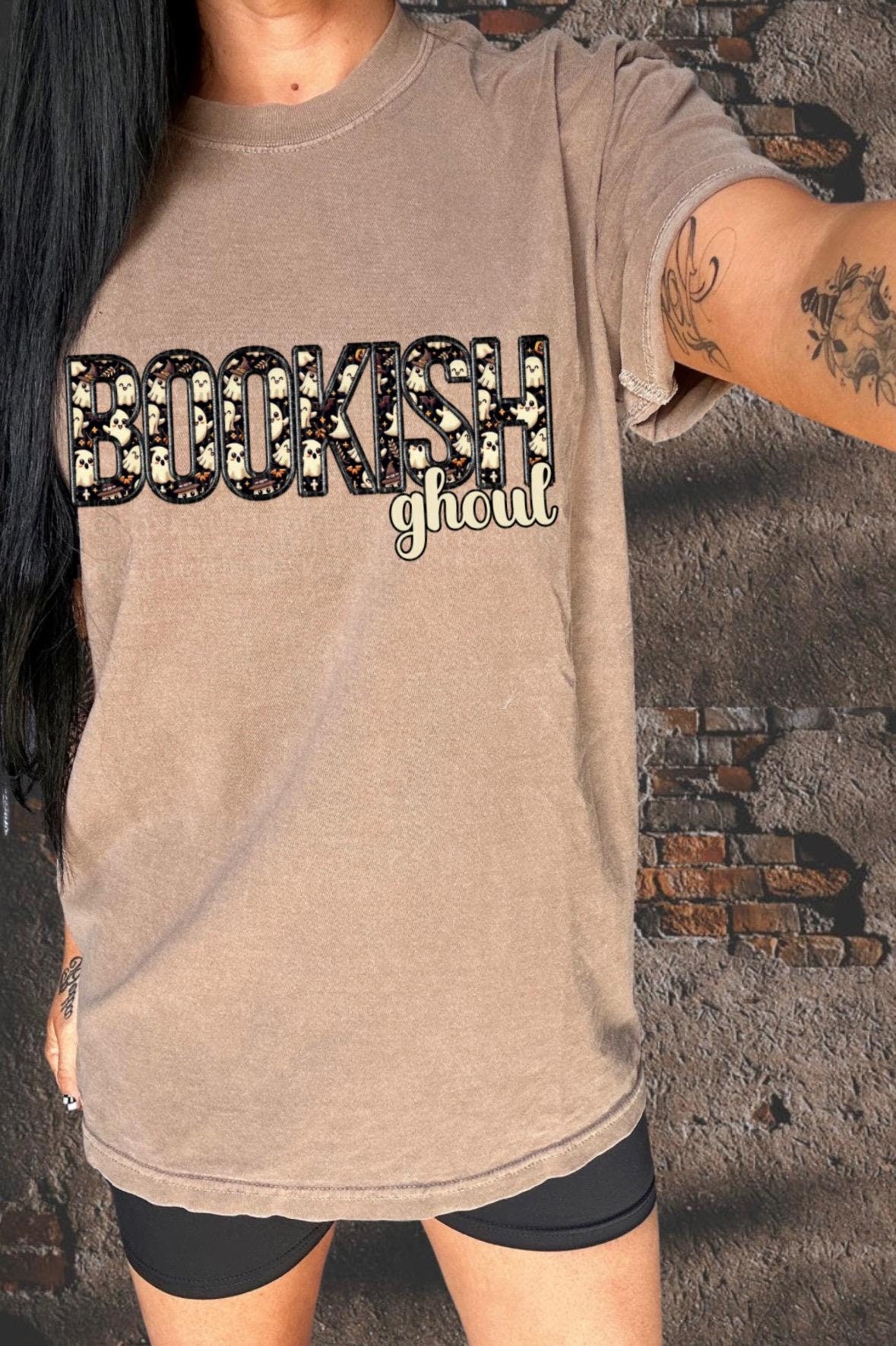 Bookish PNG, Faux Embroidery Digital Download Book Lover Sublimation