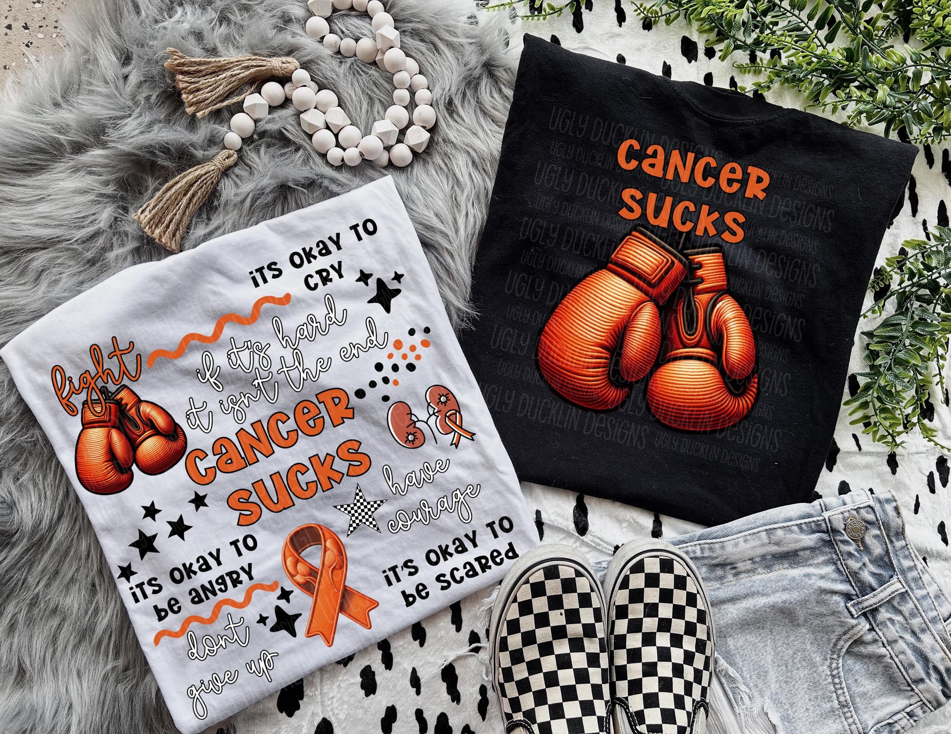 Cancer Awareness PNG Faux Embroidery Digital Design Kidney Cancer Sublimation Design