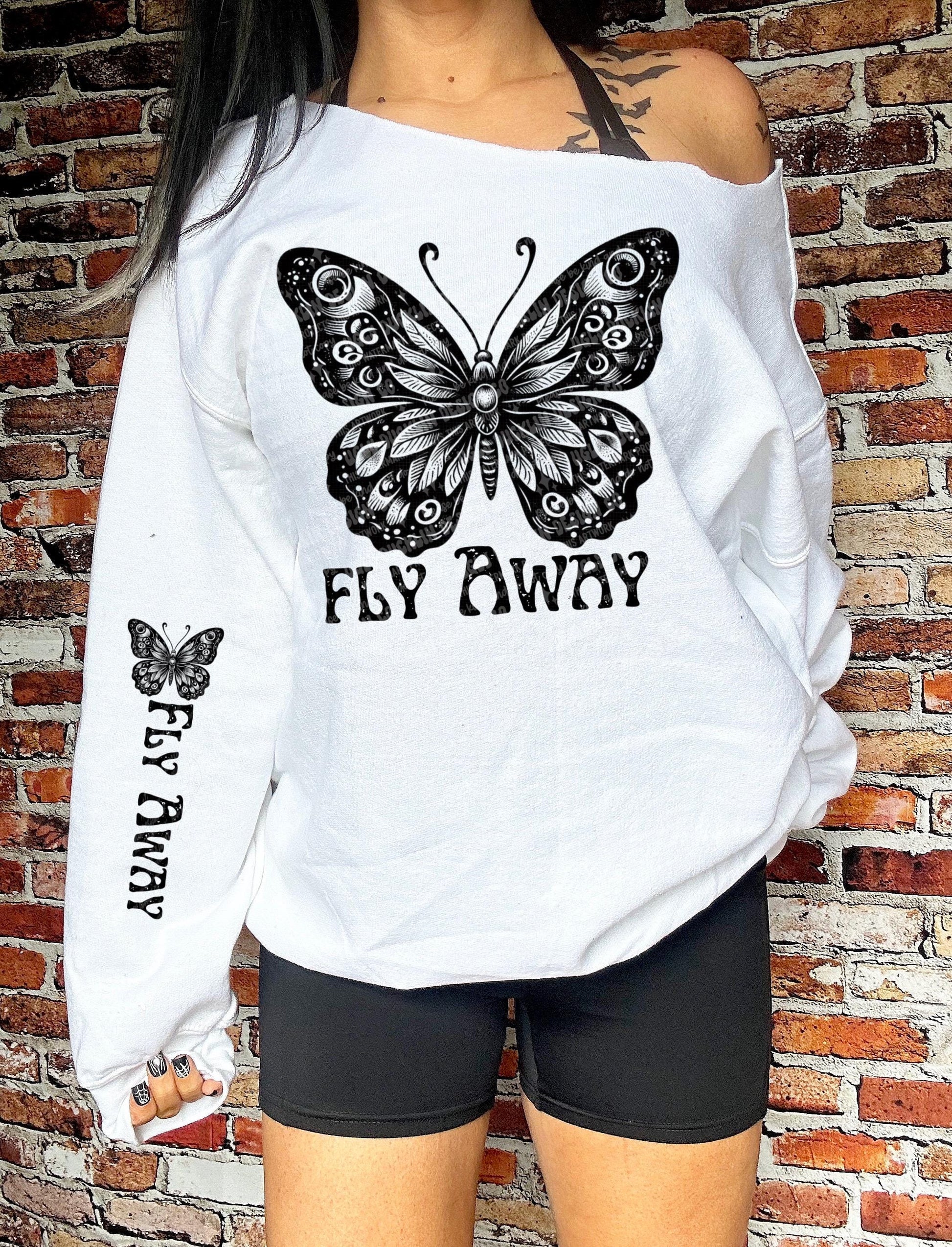 Fly Away PNG Self Love Digital Design Mental Health Sublimation Design