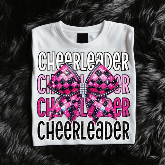 Cheerleader Pink Ombre PNG Cheer Digital Download Cheerleader Sublimation