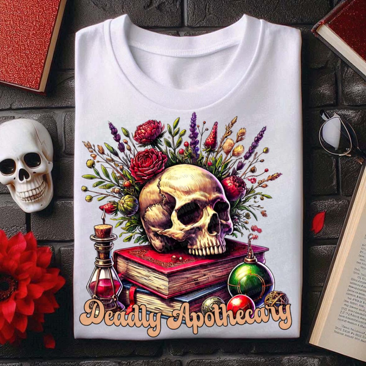 Deadly Apothecary PNG Alternative Digital Download Bookish Sublimation